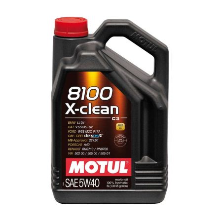 Motul 8100 X-Clean 5W40 Synthetic Engine Oil