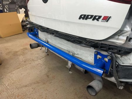 Lightweight Rear Crash Bar and Tow Strap Mount for Golf MK7/MK8