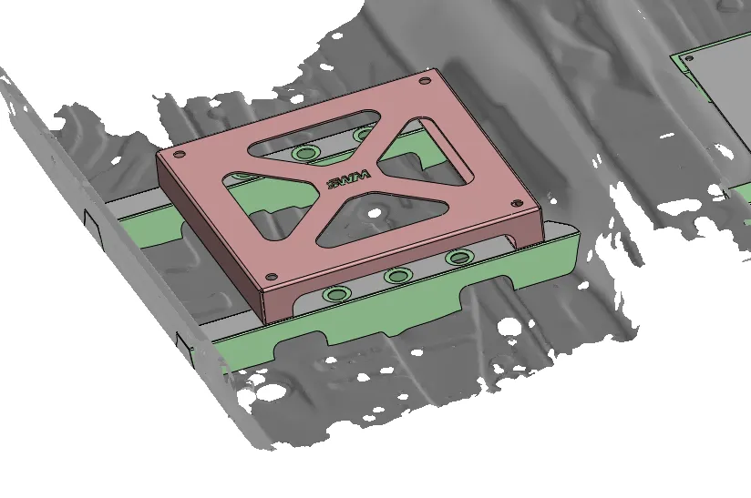 Seat Raiser Bracket For TCR Style Weld in Bases Golf MK7