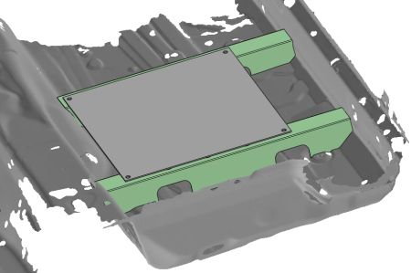 Flat Mount Bracket For TCR Style Weld in Bases Golf MK7