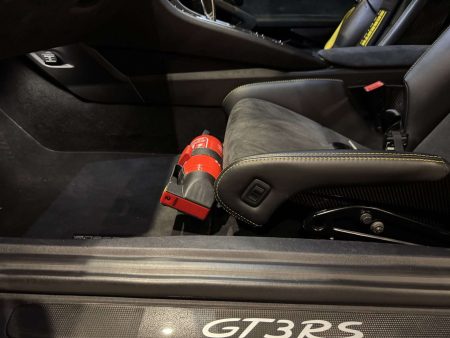 Porsche Light Weight Carbon Seat Fire Extinguisher Mount